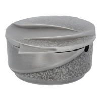 Runder Weihwasserkessel aus  Aluminium