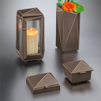 Exklusive Grablampe aus Bronze