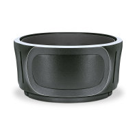 Moderne Grabschale mit abgeriebenen Kanten Aluminium