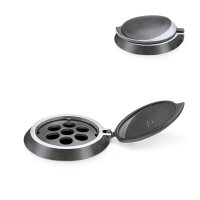 Vasenring mit abgeriebenen Kanten Aluminium