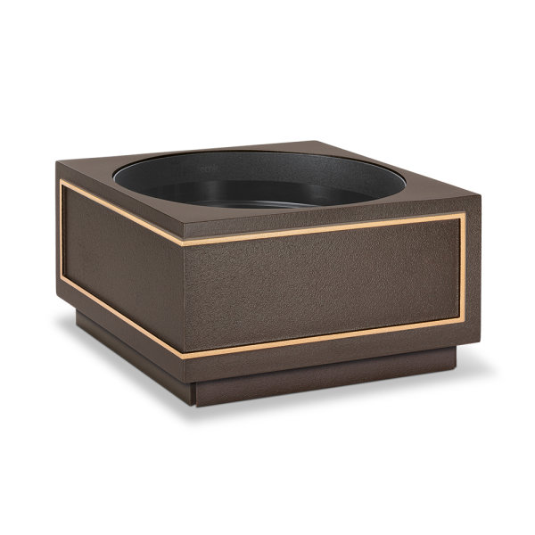 Grabschale aus Bronze Bronze dunkelbraun