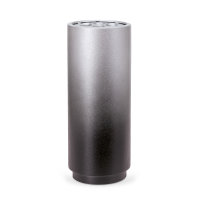 Aluminium Vase rund mit Farbverlauf