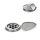 Vasenring mit Dreiecken Aluminium grau