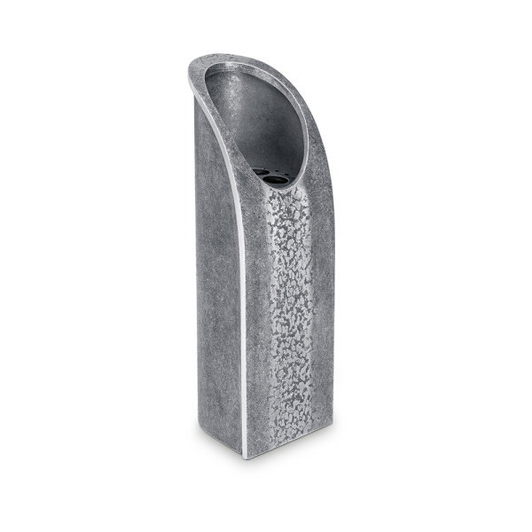 Moderne AluminiumVase in 5 Farben