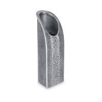 Moderne AluminiumVase in 5 Farben