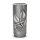 Vase aus Aluminium mit Rosenornament