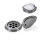 Vasenring mit Herzmotiv Aluminium grau