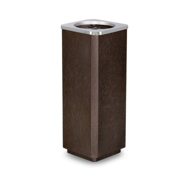 Vase Bronze / Deckel Edelstahl