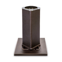 Versenkvase Bronze mit Edelstahldeckel