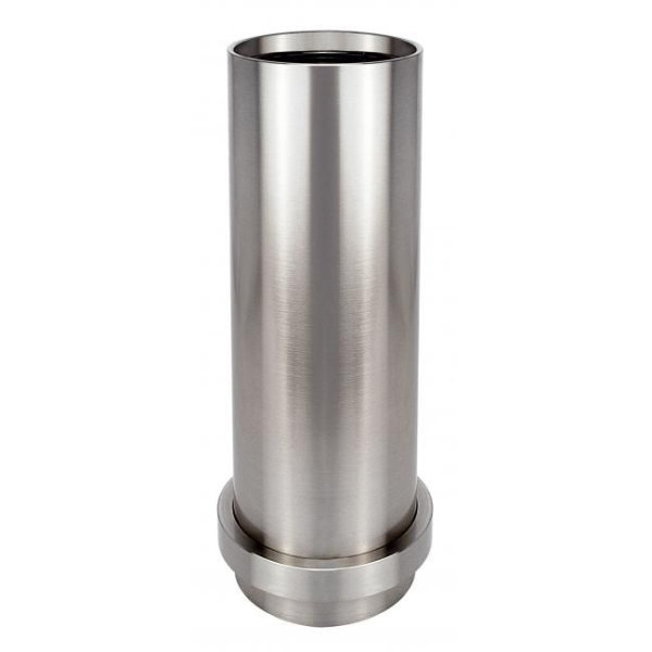 Grosse Edelstahlvase