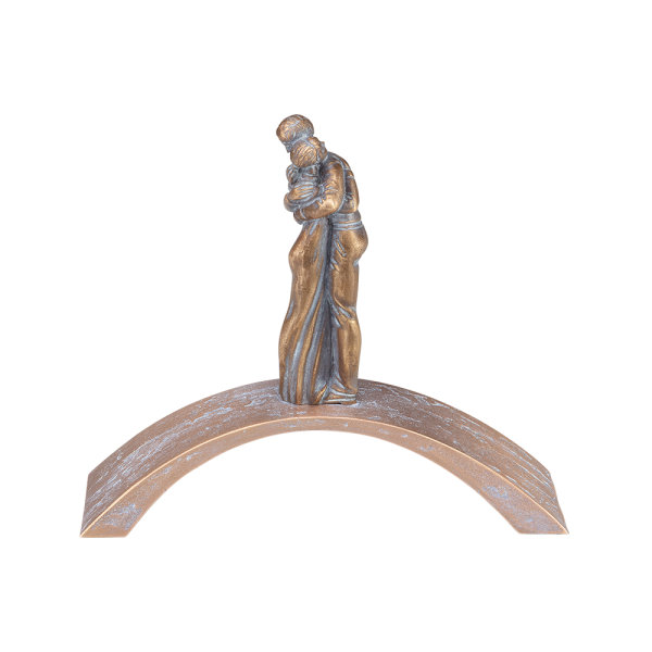Abschied auf einer Bronzebrücke