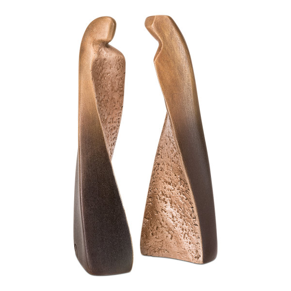 Yin und Yang Bronzefiguren
