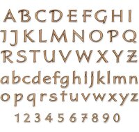 Bronzegrabschrift Elegant