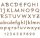 Bronzegrabschrift Elegant